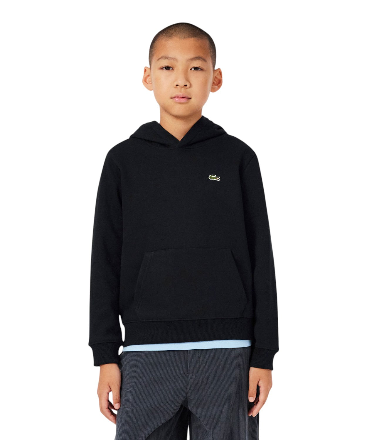 Felpa Lacoste Bambino con Cappuccio e Tasca