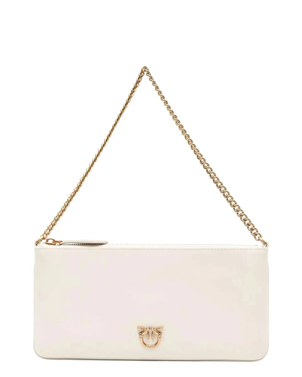 Horizontal Flat Bag in pelle-Pochette-Pinko-Vittorio Citro Boutique