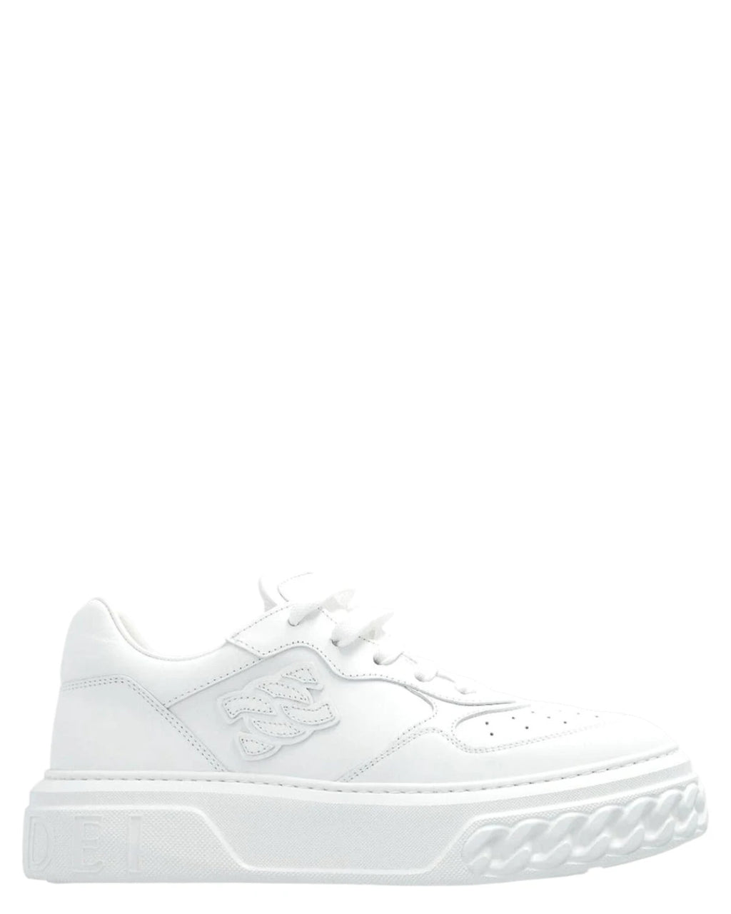 Sneakers Off Road bianche donna con suola platform