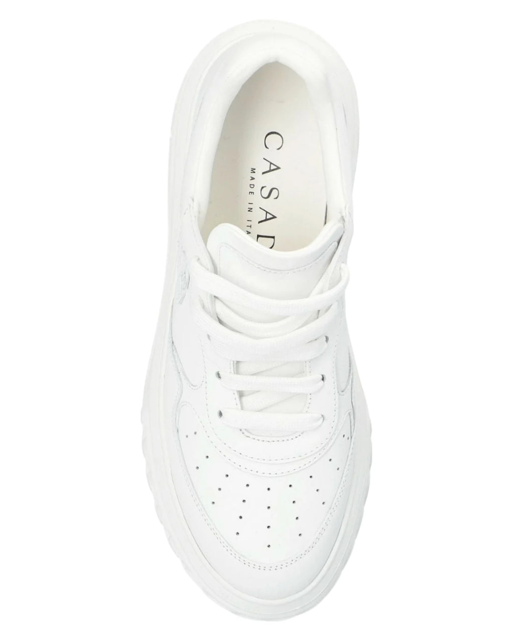 Sneakers Off Road bianche donna con suola platform