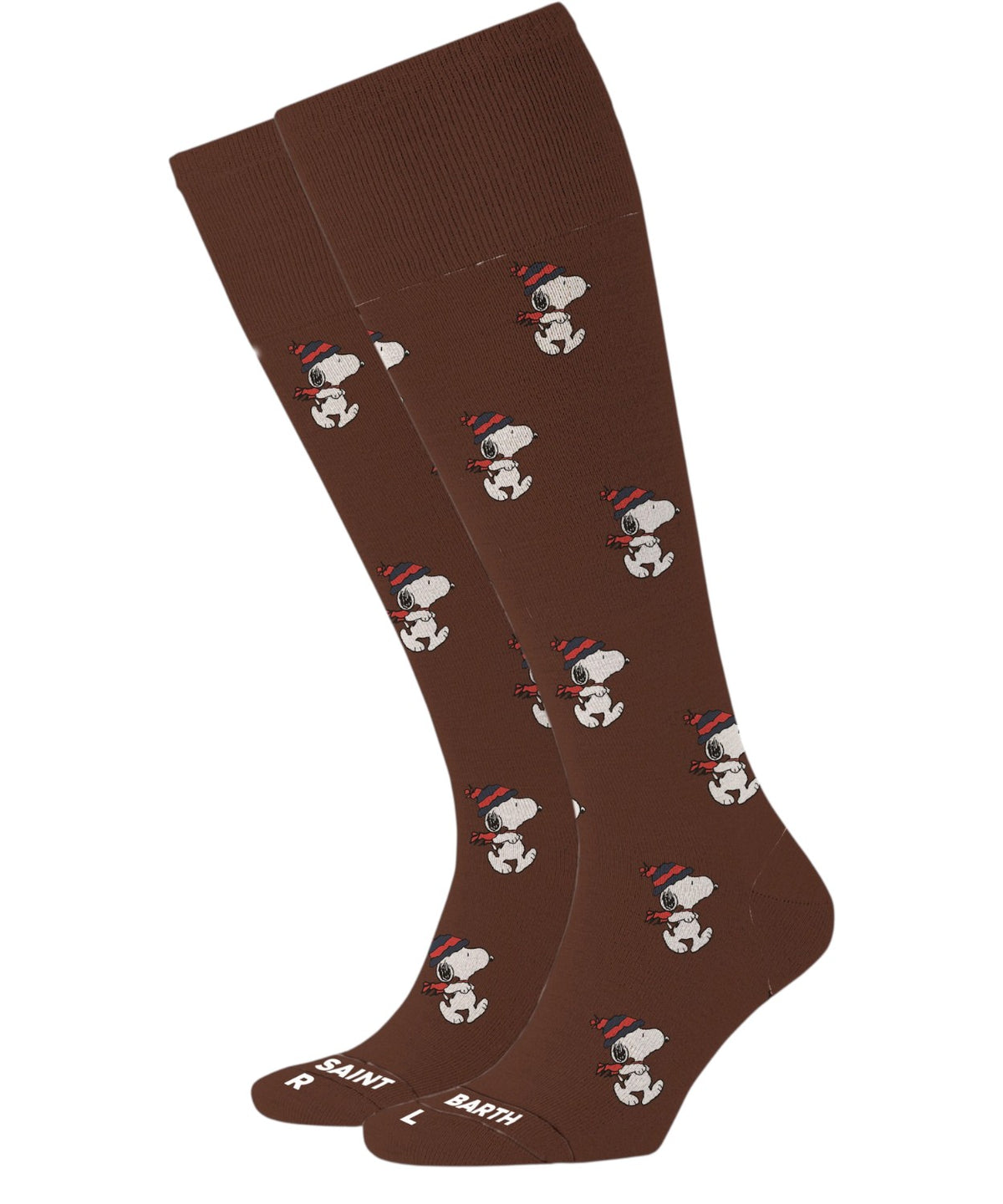 Calzini Jacquard di Cotone MC2 Saint Barth Snoopy