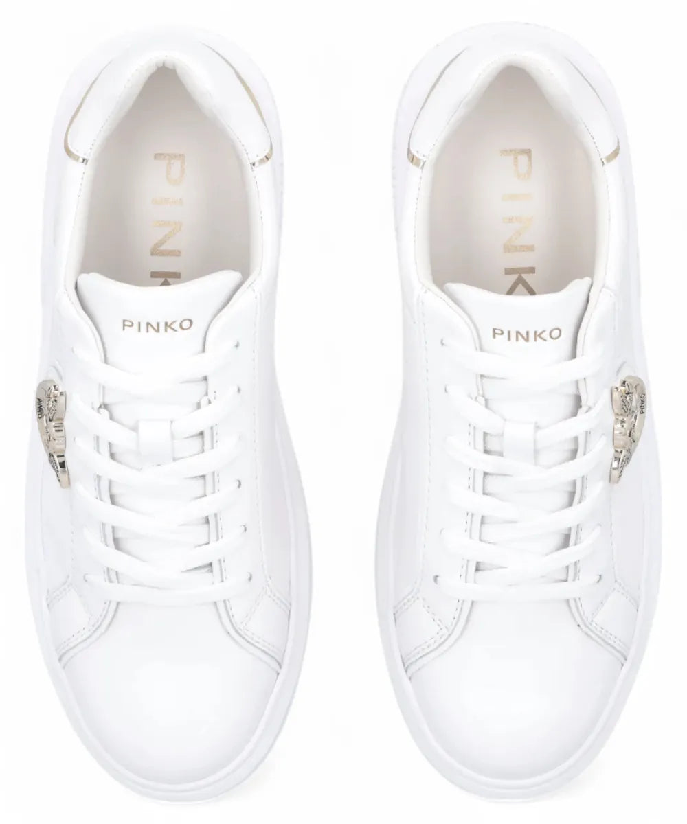 Sneakers Flatform Pinko con Suola Alta e Logo in Metallo-Pinko-Sneakers-Vittorio Citro Boutique