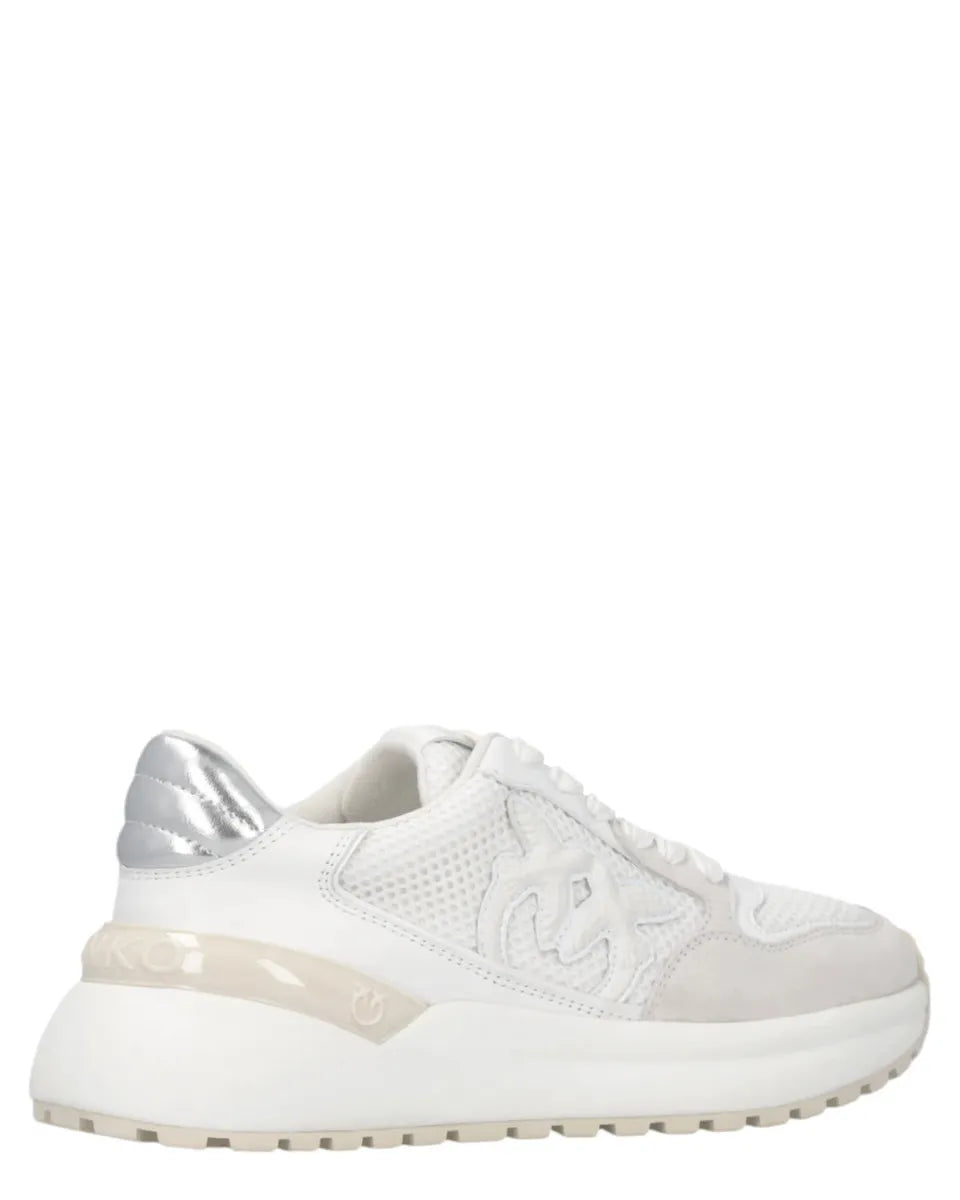 Scarpe Gem Chunky Laminate con Logo Love Birds-Pinko-Sneakers-Vittorio Citro Boutique