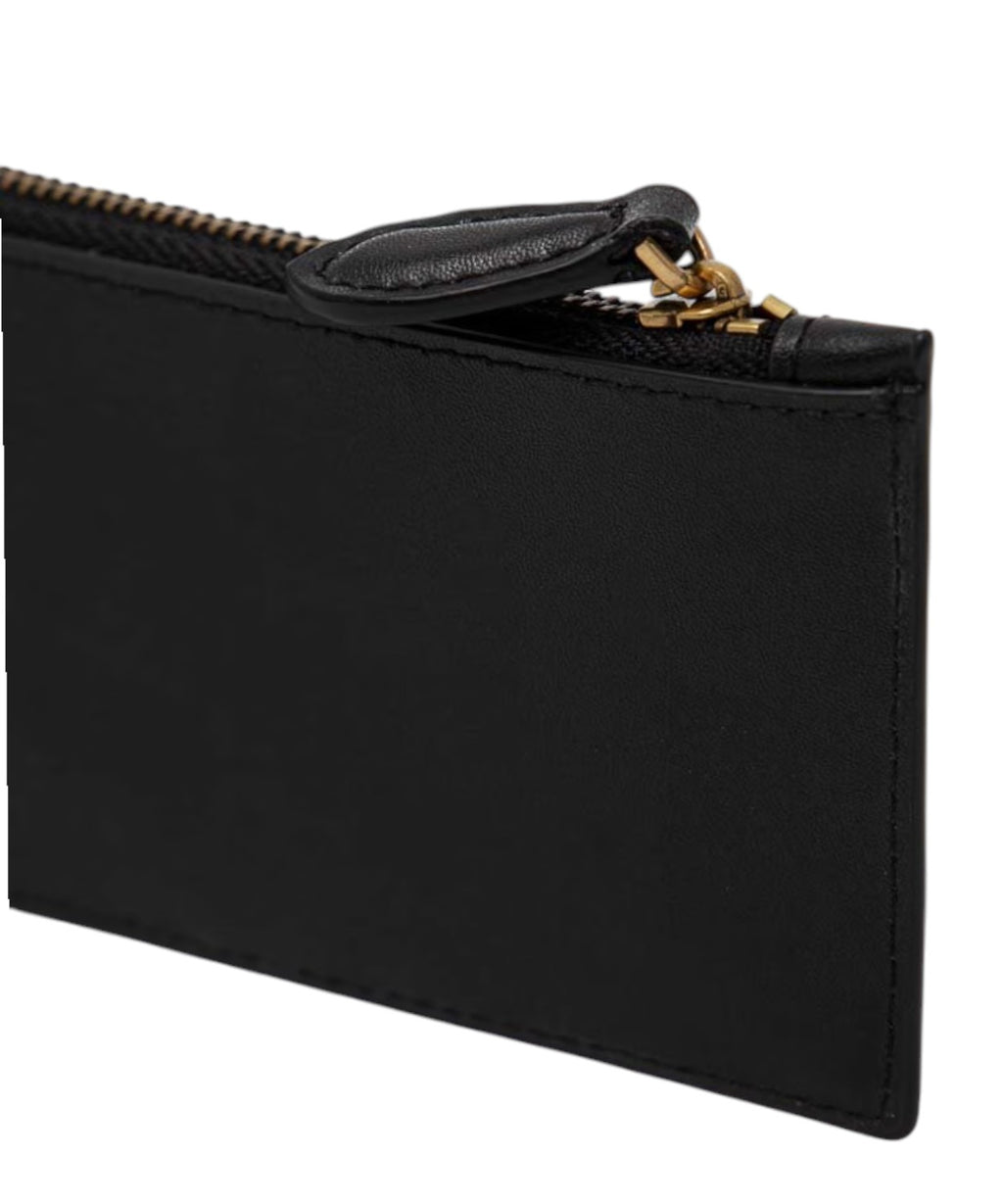 Portacarte Pinko Airone in pelle di vacchetta