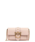 Borsa Mini Love One Pocket Pinko in pelle compatta