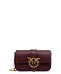 Borsa Mini Love One Pocket in pelle compatta Pinko