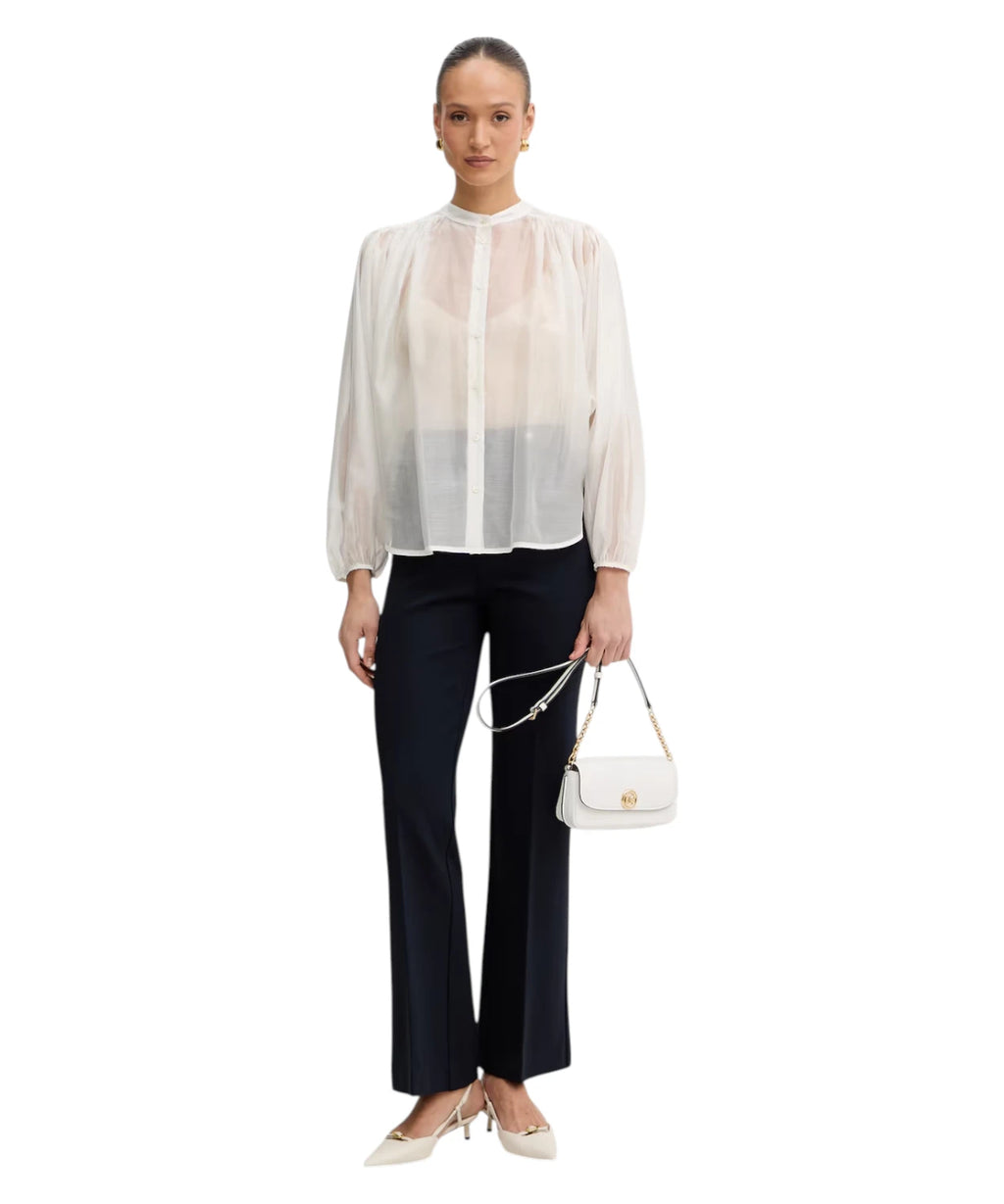 Transparant Lyocell Twinset Damesoverhemd