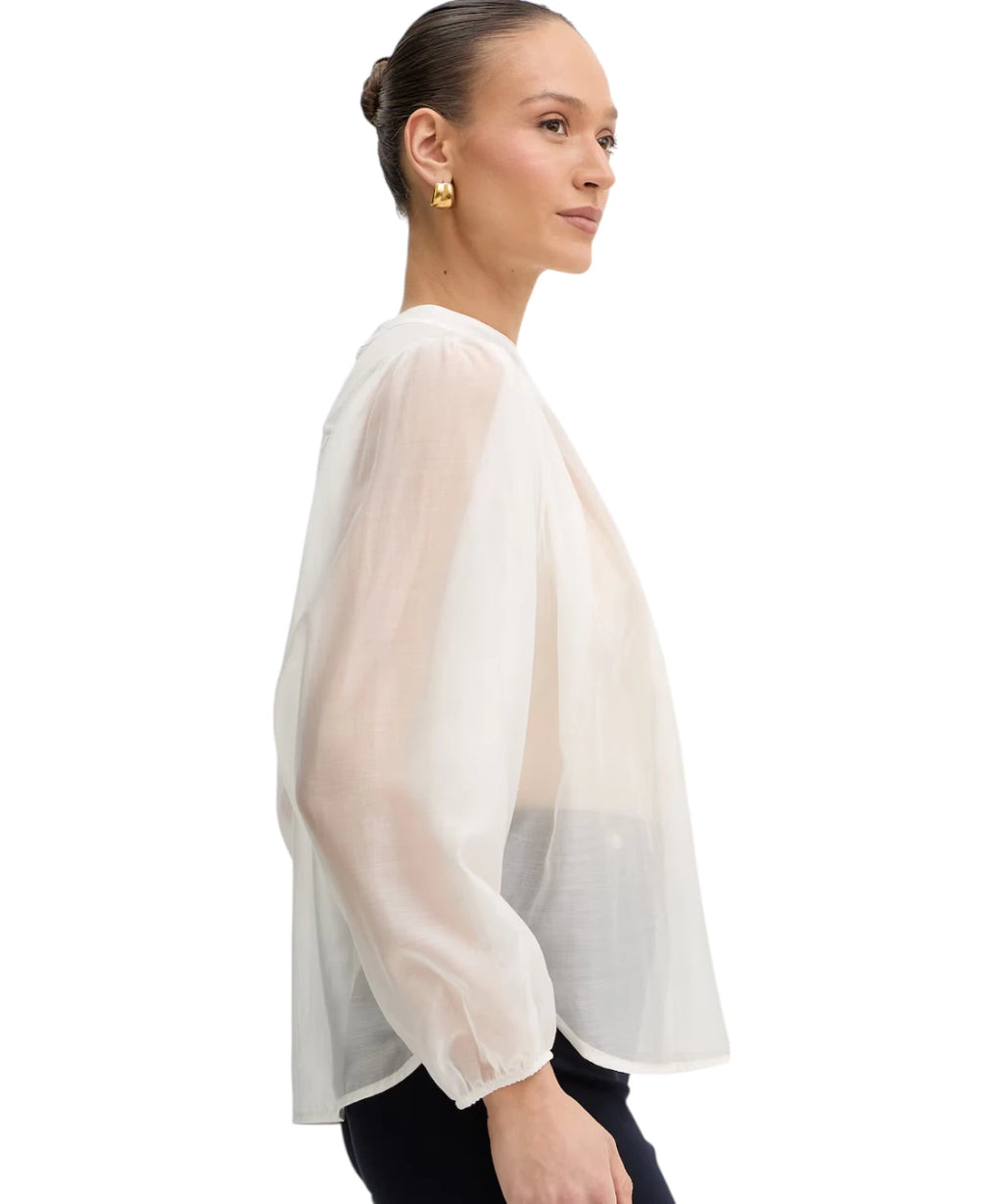 Transparant Lyocell Twinset Damesoverhemd