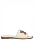 Sandalias Slide de piel Max Mara Beachwear CAUCASO