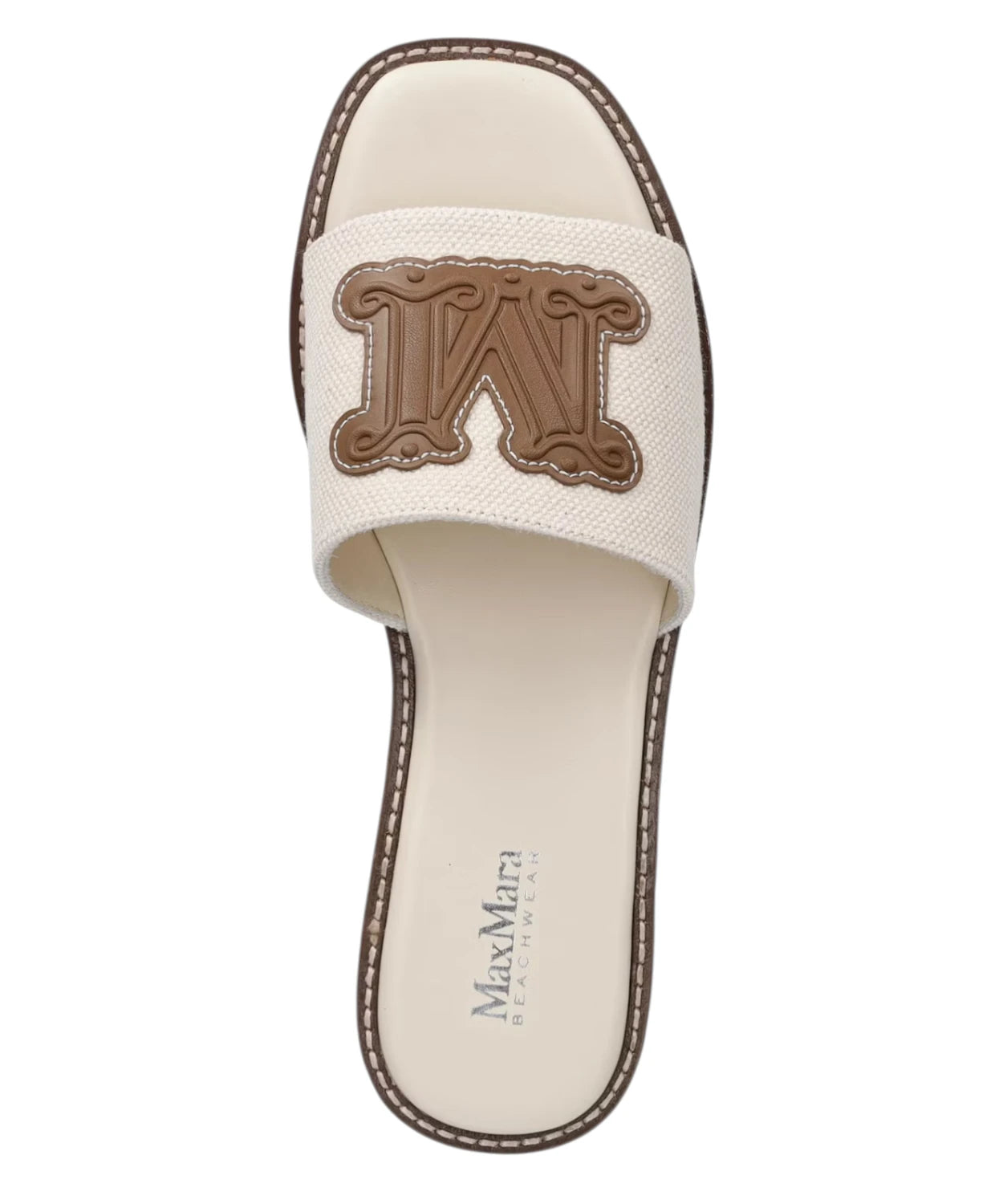 Leren Slide Slippers Max Mara Beachwear CAUCASO
