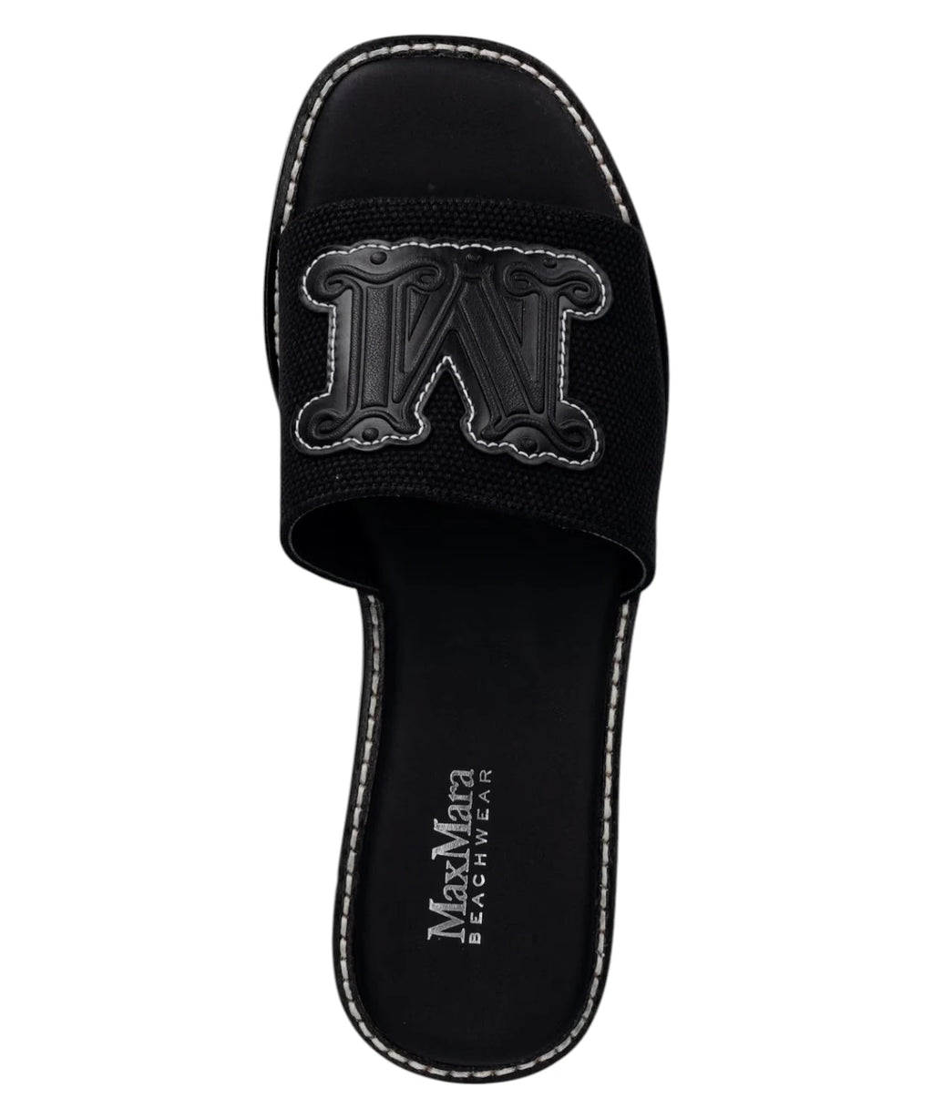 Ciabatte Slide Pelle Max Mara Beachwear CAUCASO