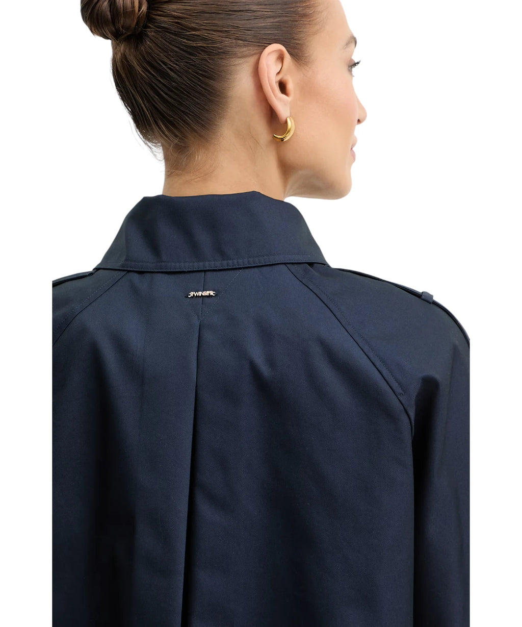 Trench Corto Twinset Donna in Cotone Elegante