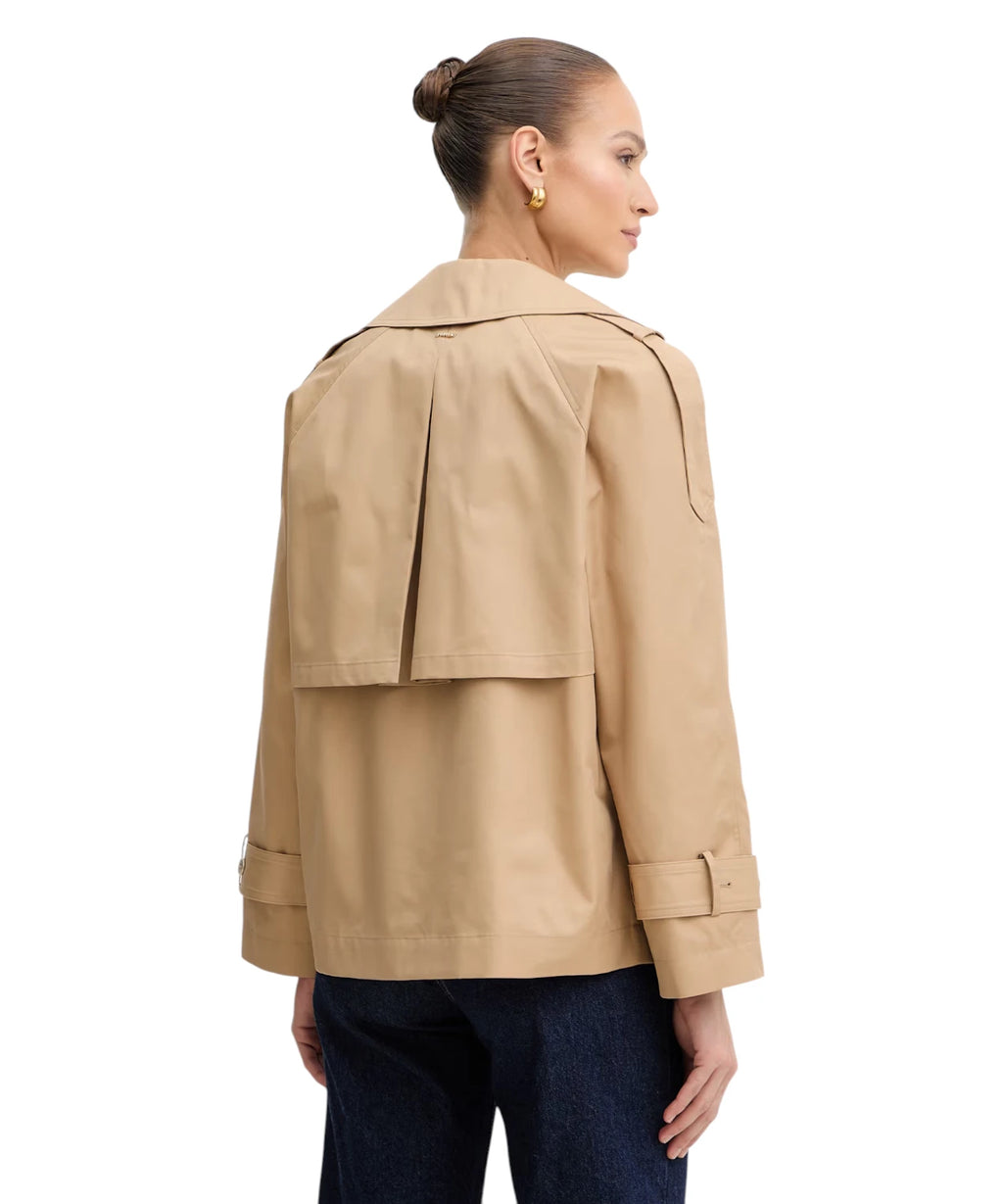 Trench Corto Twinset Donna in Cotone Elegante