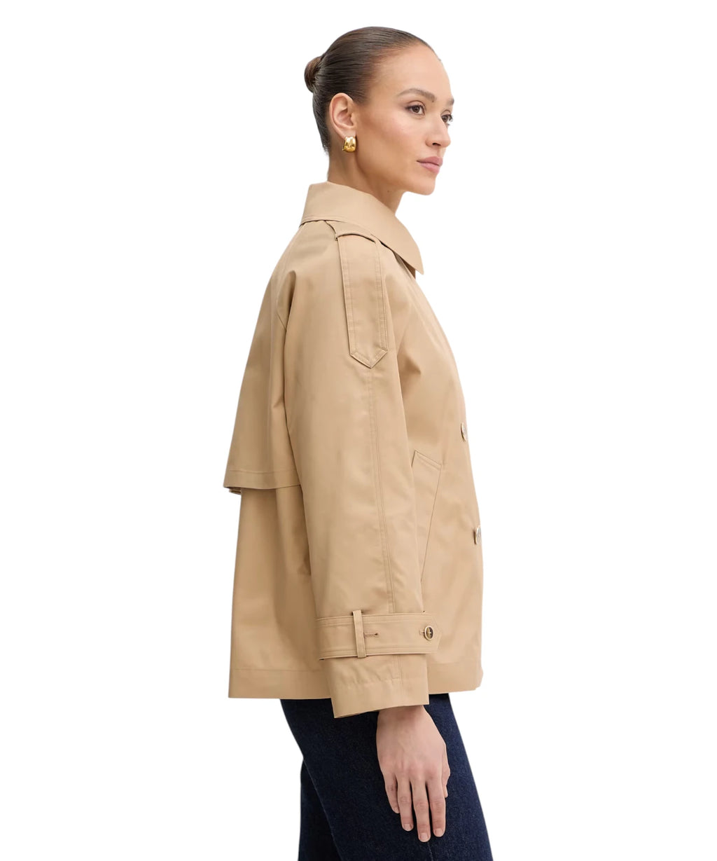 Trench Corto Twinset Donna in Cotone Elegante