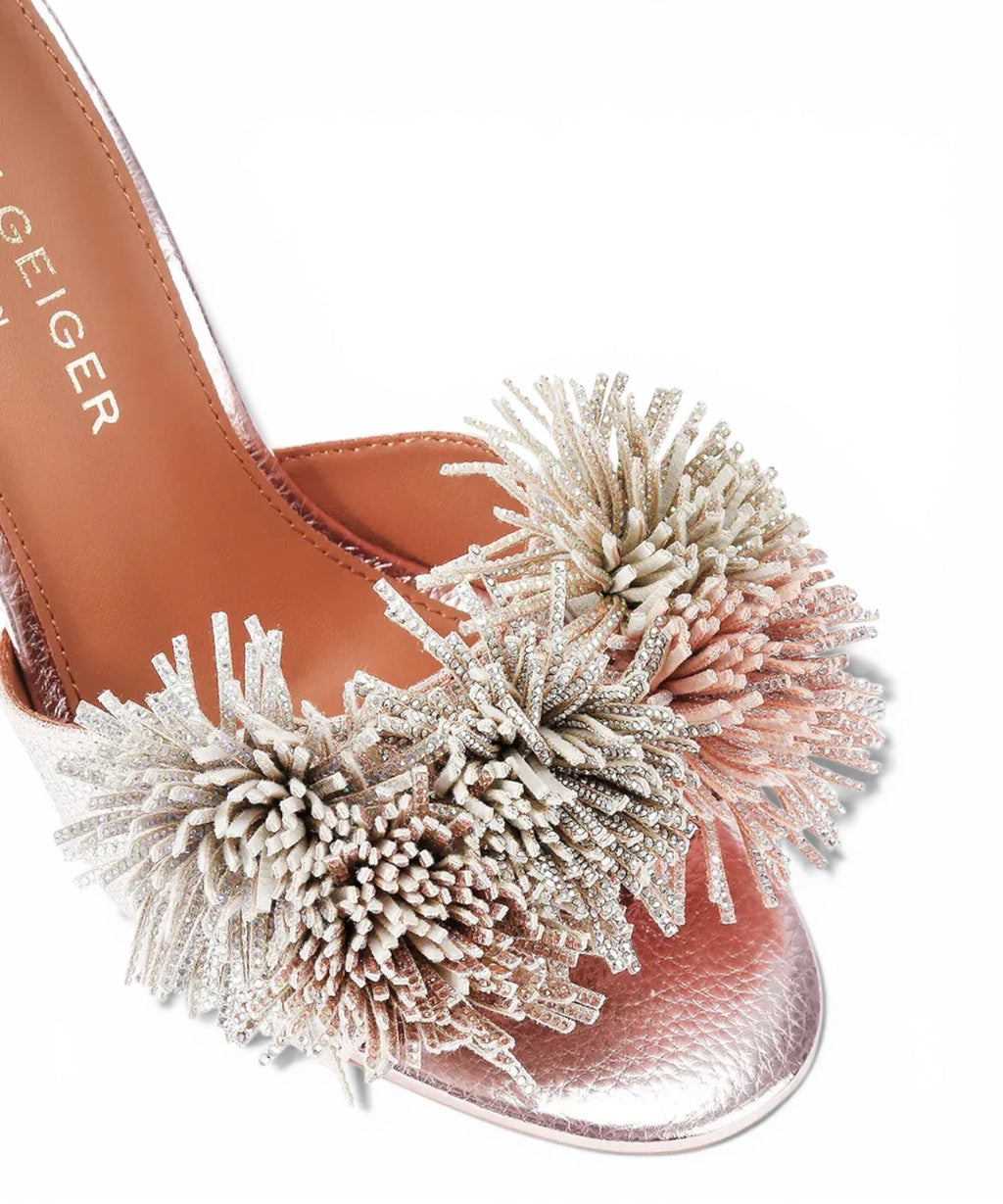 Kurt Geiger Sandalias de Tacón de Aguja con Pom Pom