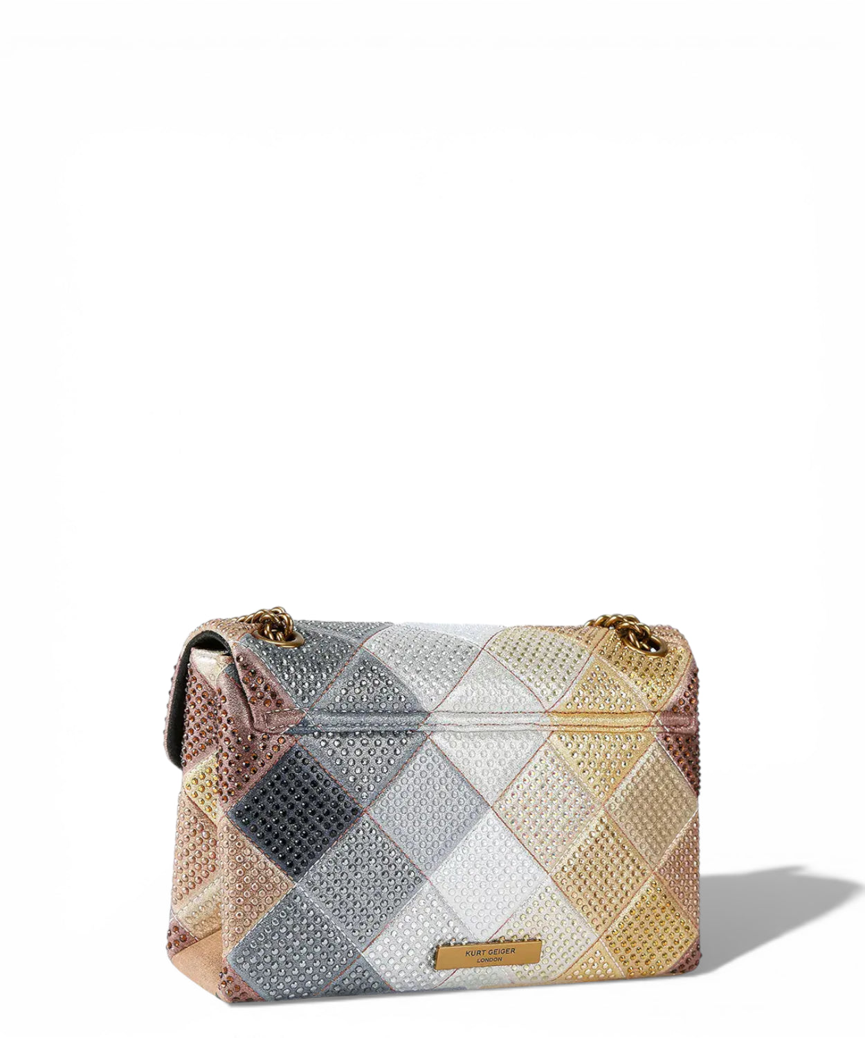 Kurt Geiger Borsa Spalla Kensington con Cristalli