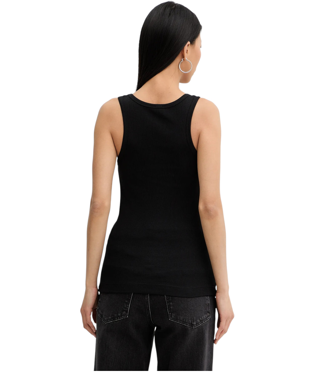 Canotta Calcolatore in Cotone Stretch PINKO con Logo Love Birds