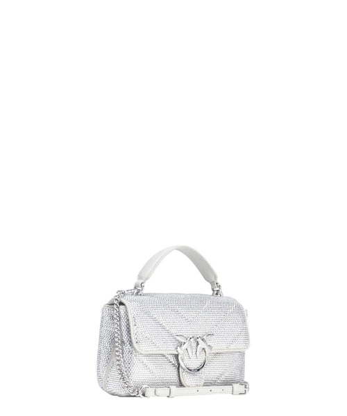 Love Lady Puff Mini – Elegante Tasche mit Strasssteinen und