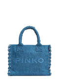 Beach Shopper PINKO in Denim Riciclato-Pinko-Borse shopping-Vittorio Citro Boutique