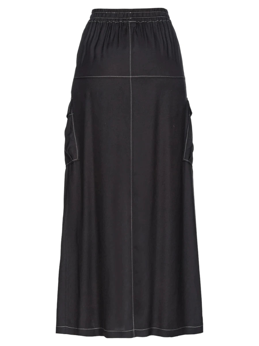 Gonna Gulp in Twill di Viscosa-Pinko-Gonne-Vittorio Citro Boutique