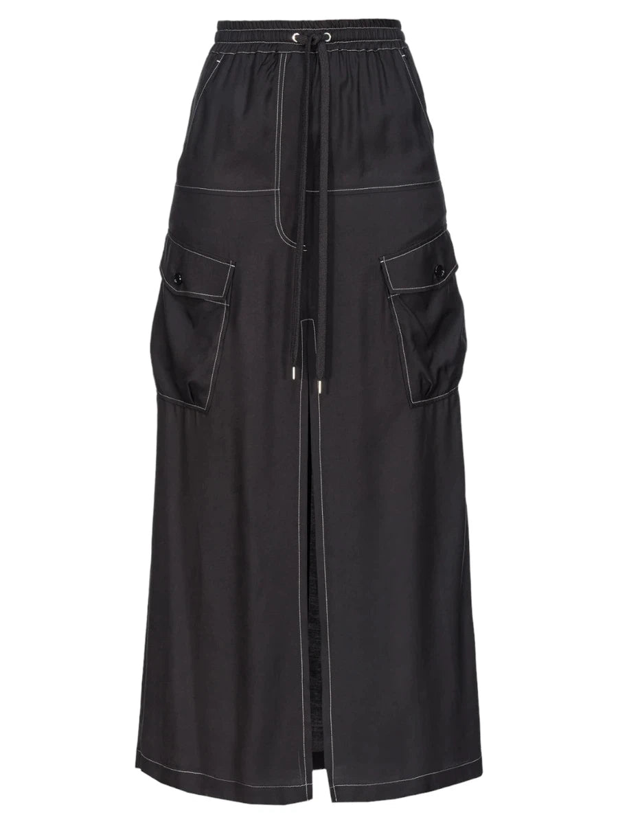 Gonna Gulp in Twill di Viscosa-Pinko-Gonne-Vittorio Citro Boutique