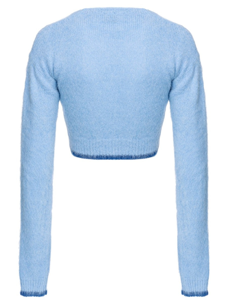 Maglia Crop in Misto Alpaca Garzato-Pinko-Maglieria-Vittorio Citro Boutique