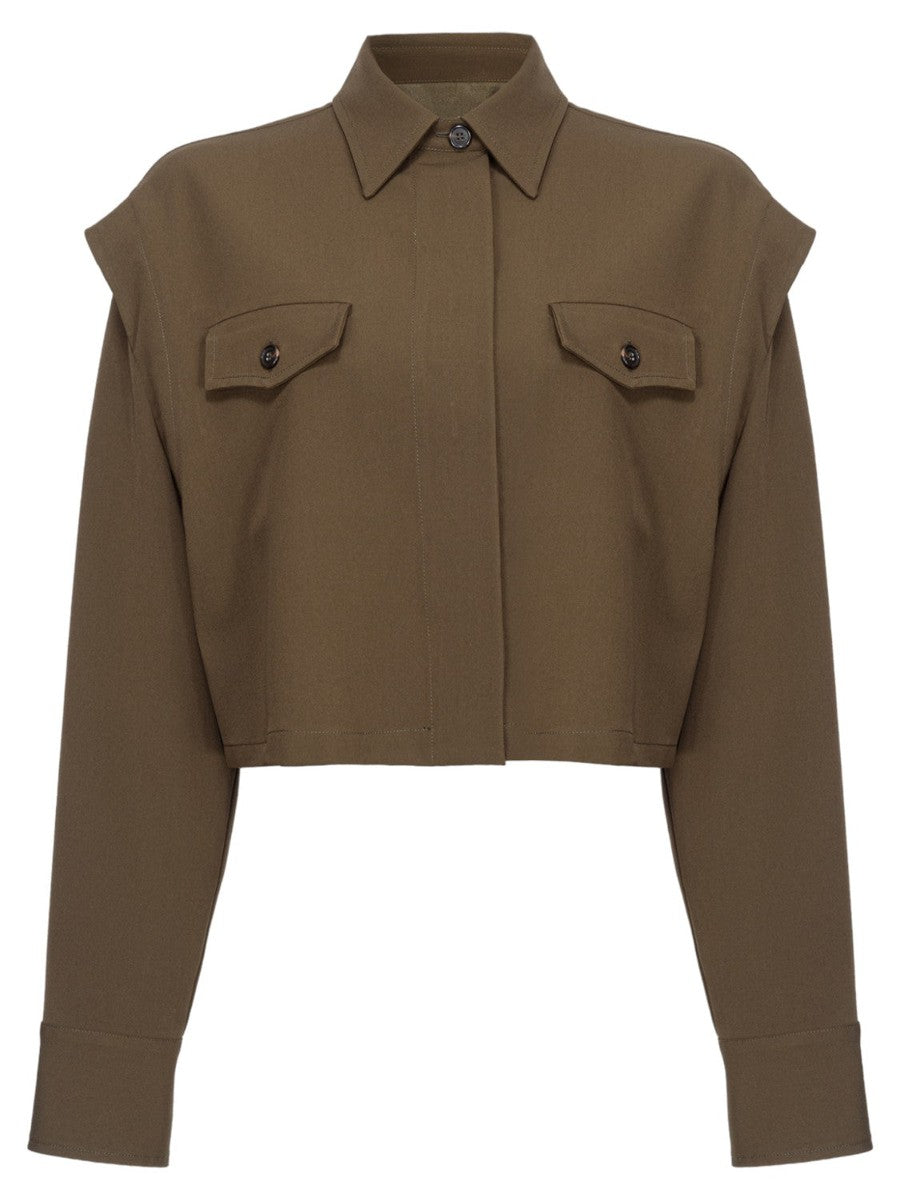 Camicia Crop Fioriera-Pinko-Camicie-Vittorio Citro Boutique