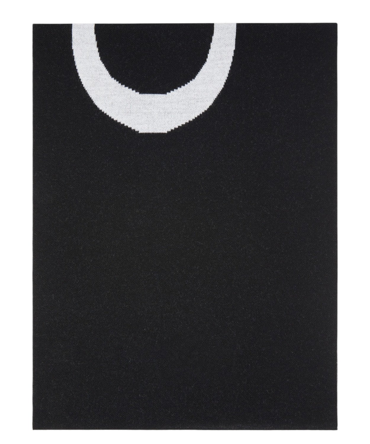 Sciarpa Nera Pinko con Logo Maxi per Donna
