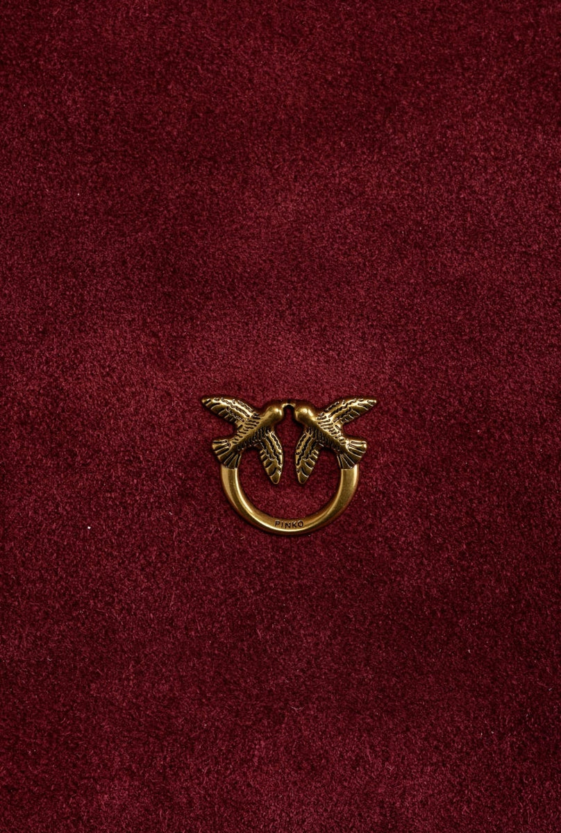 Big leaf bag hobo in suede-Pinko-Borse a spalla-Vittorio Citro Boutique