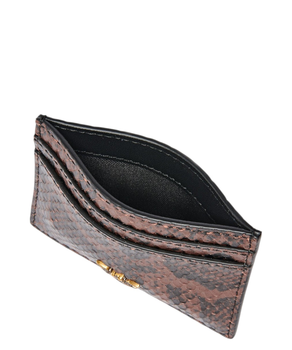 Portacarte Pinko in Pelle Pitonata