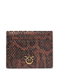 Portacarte Pinko in Pelle Pitonata