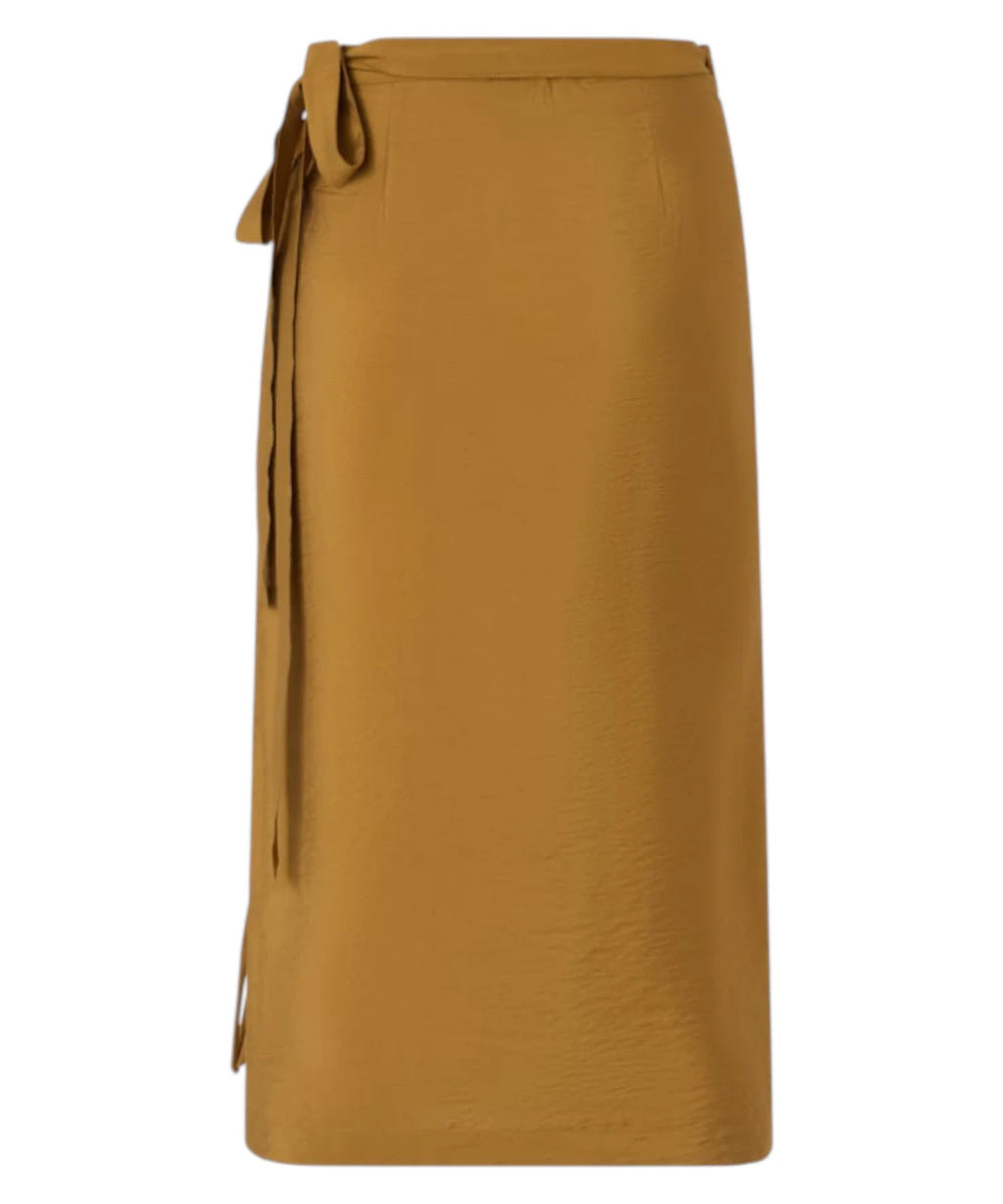 Pinko Bacedasco Fringed Wrap Skirt