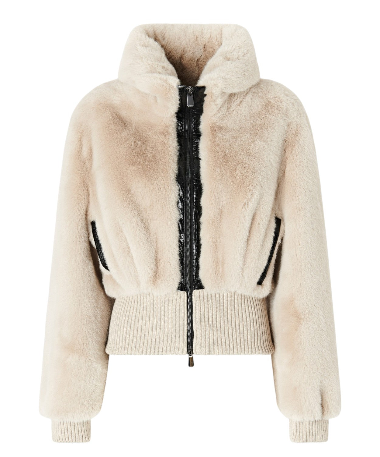 Bomber Pinko Bagels in simil pelliccia elegante