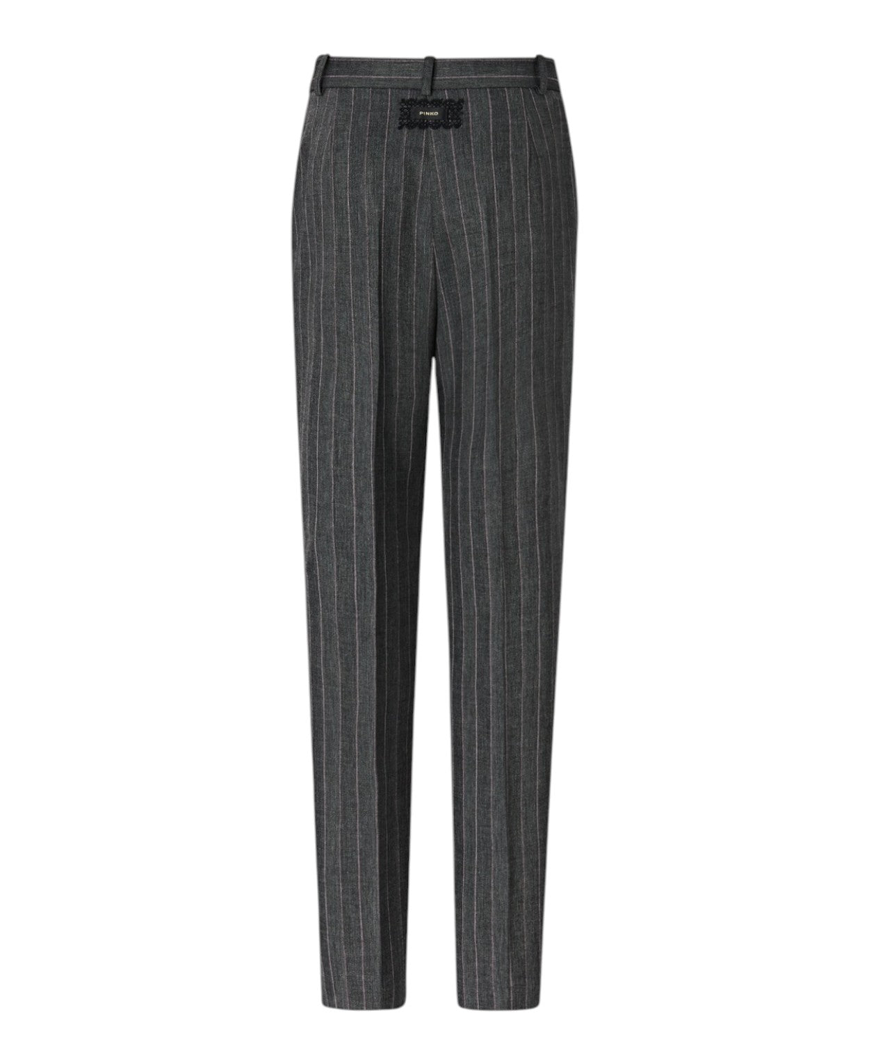 Pantaloni Gessati Eleganti Pinko Pleonie in Misto Lana