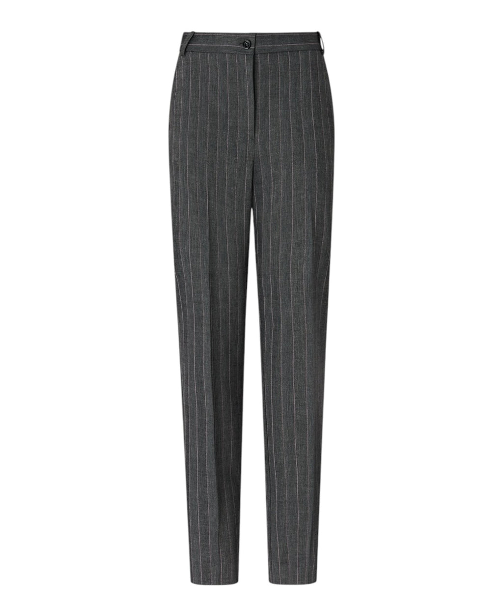 Pantaloni Gessati Eleganti Pinko Pleonie in Misto Lana