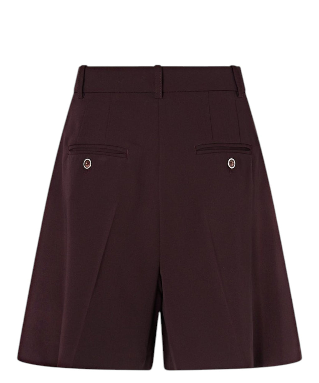 Shorts Pinko Shetana Eleganti con Piega Centrale