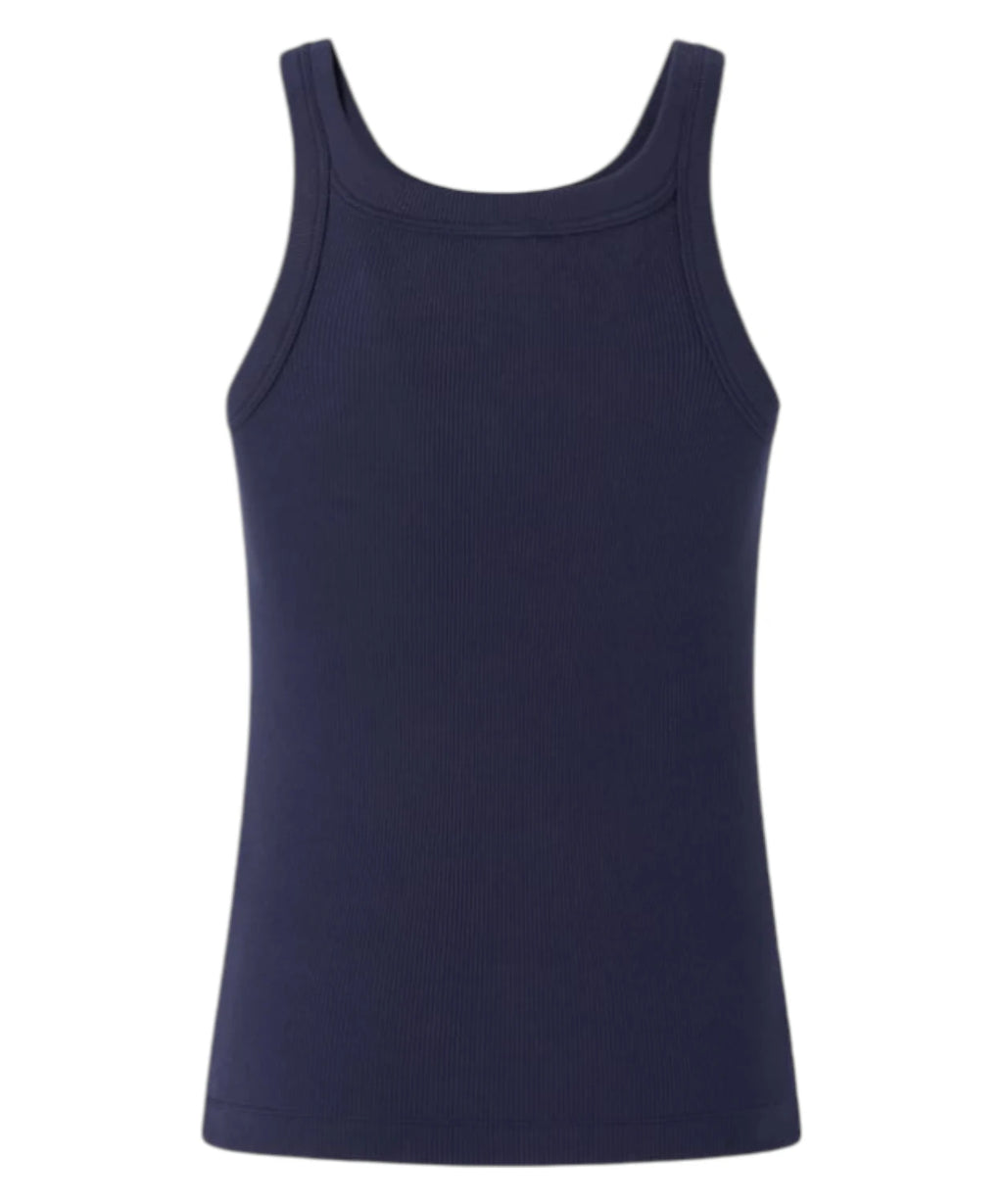 Pinko Blue Lagoon vest top with elegant logo
