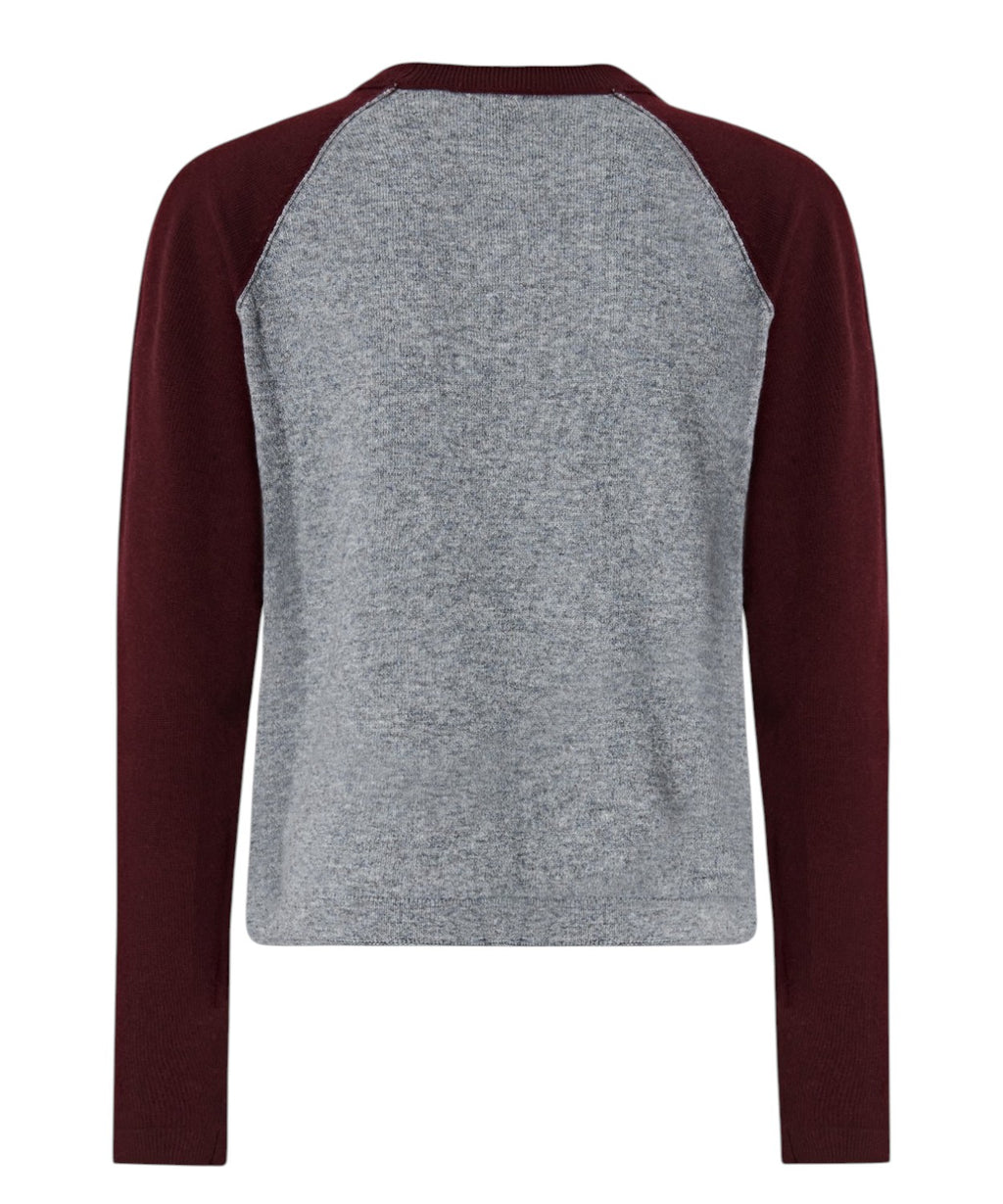 Maglione Pinko Amsterdam Bicolore con Logo