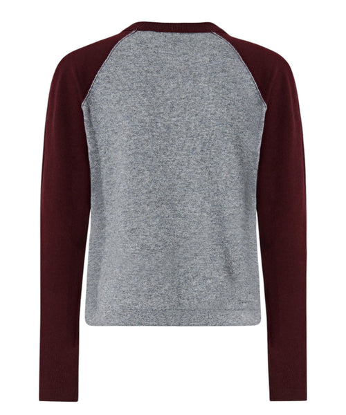 Maglione Pinko Amsterdam Bicolore con Logo