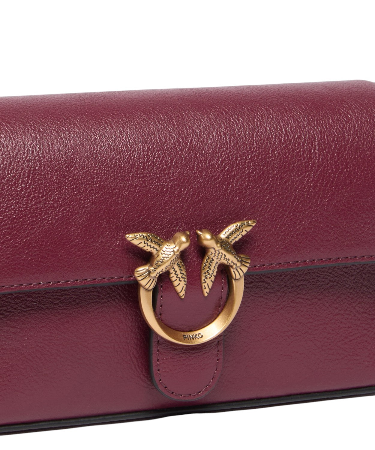 Pinko Love One Slouchy Baby Bag med Love Birds-logo