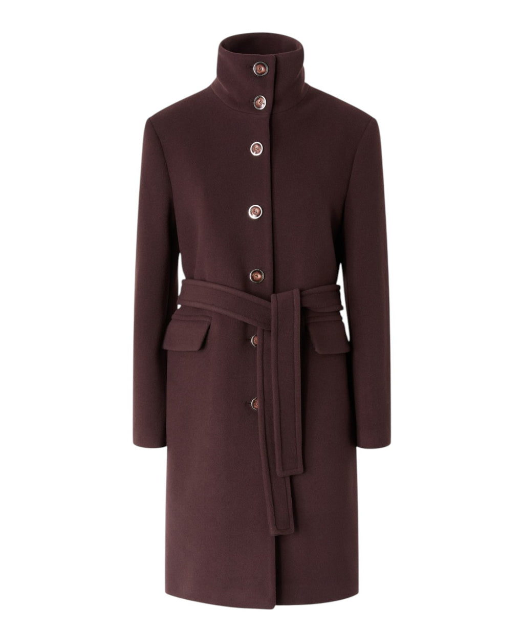 Cappotto Pinko Citiso Donna in Panno Doppio con Cintura