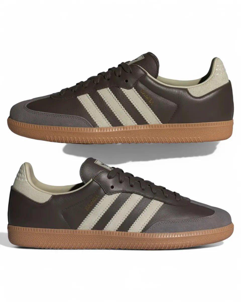 Sneakers Samba OG Brown / Putty Grey-Adidas Originals-Sneakers-Vittorio Citro Boutique