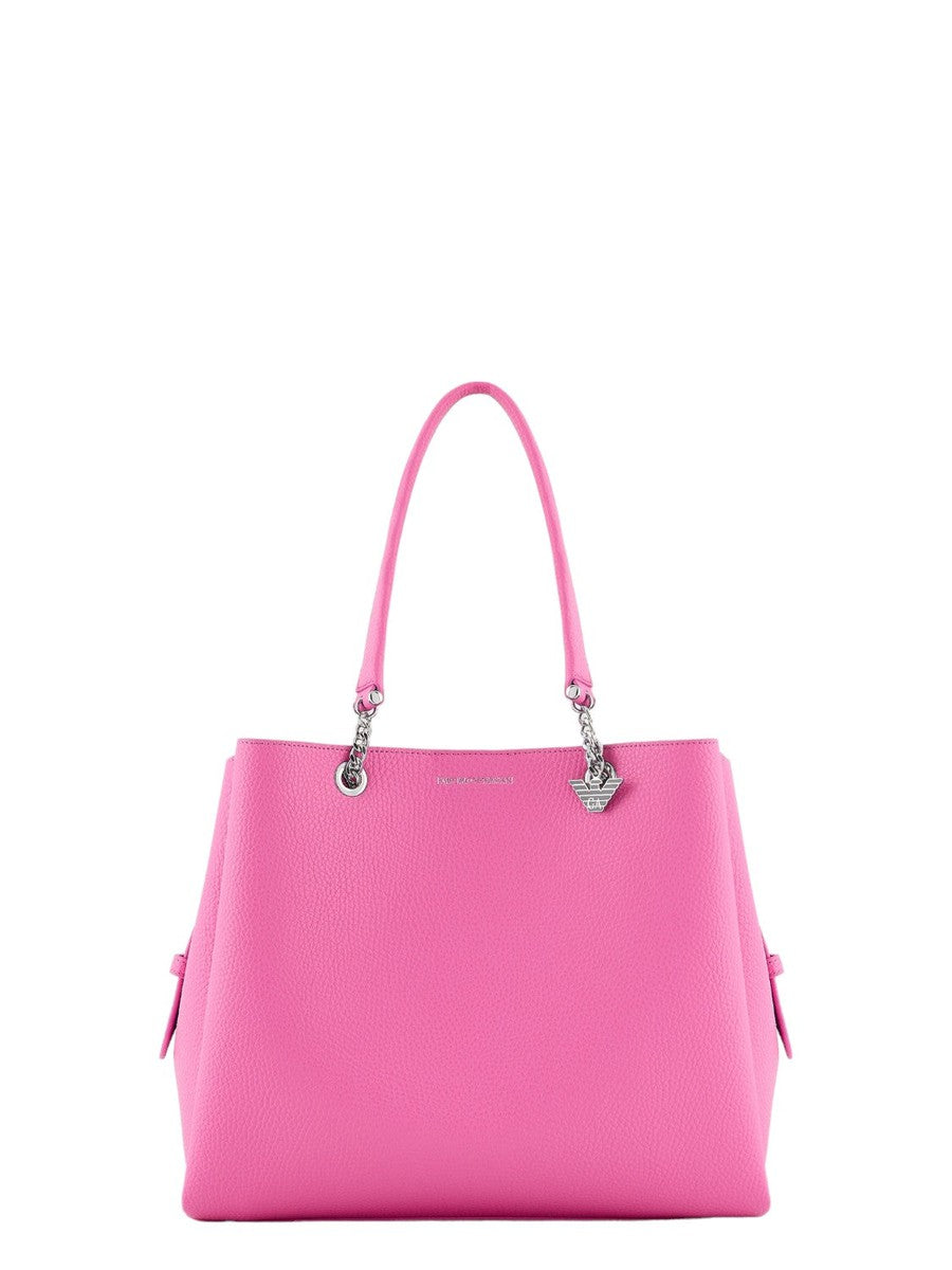 Shopper Effetto Palmellato con Charm Aquila: Versatile e Stilosa-Borse a mano-Emporio Armani-Vittorio Citro Boutique