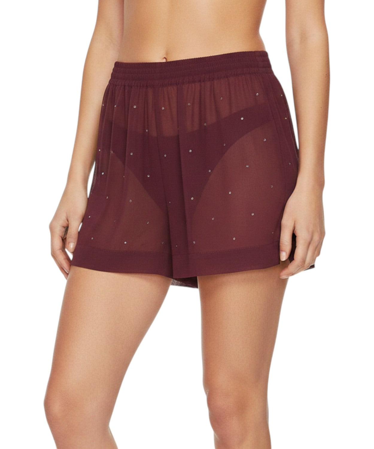 Meave MC2 Saint Barth Shorts in Georgette and Strass