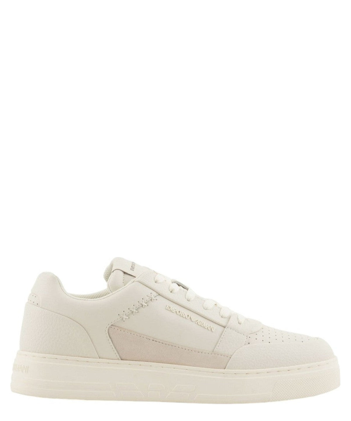 Sneakers con dettaglio cucitura in pelle rigenerata ASV-Emporio Armani-Sneakers-Vittorio Citro Boutique