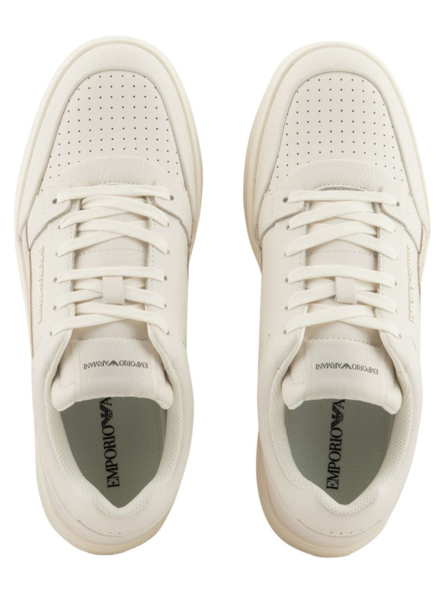 Sneakers con dettaglio cucitura in pelle rigenerata ASV-Emporio Armani-Sneakers-Vittorio Citro Boutique