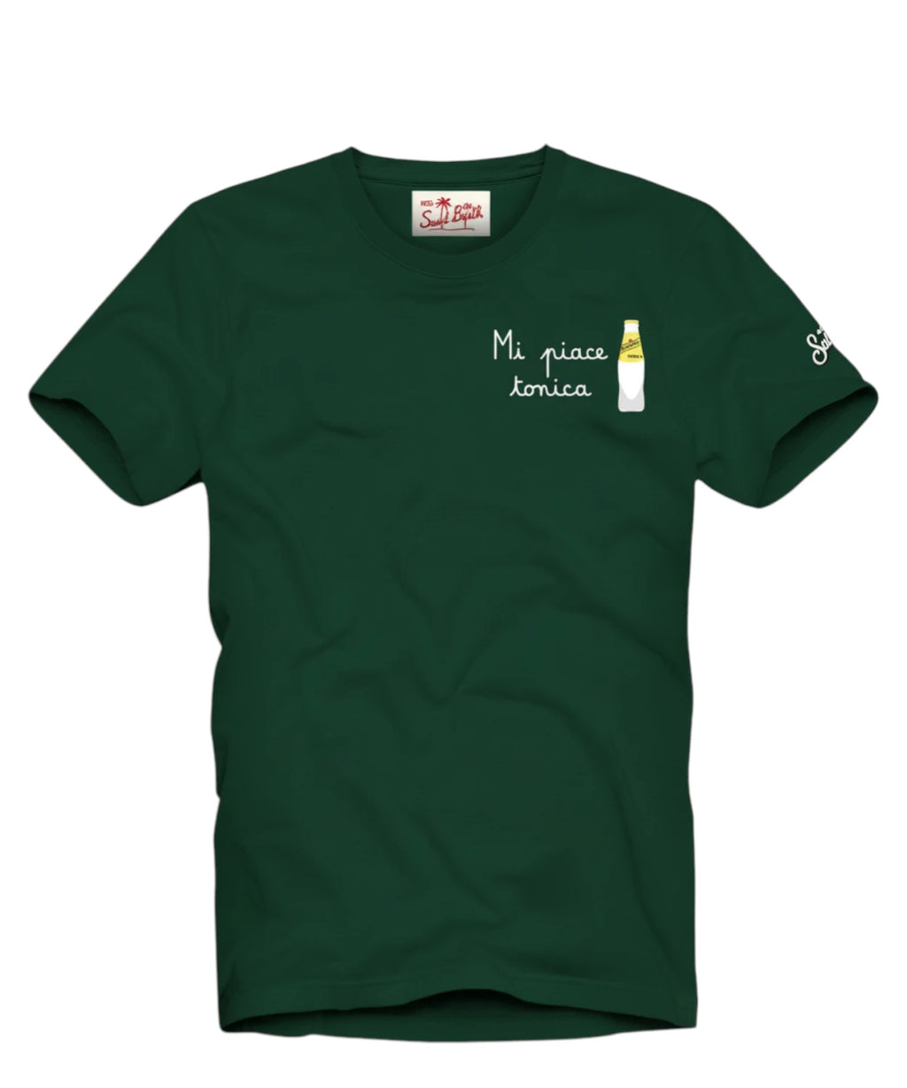 Camiseta Hombre Portofino con Bordado Tonica MC2 Saint Barth