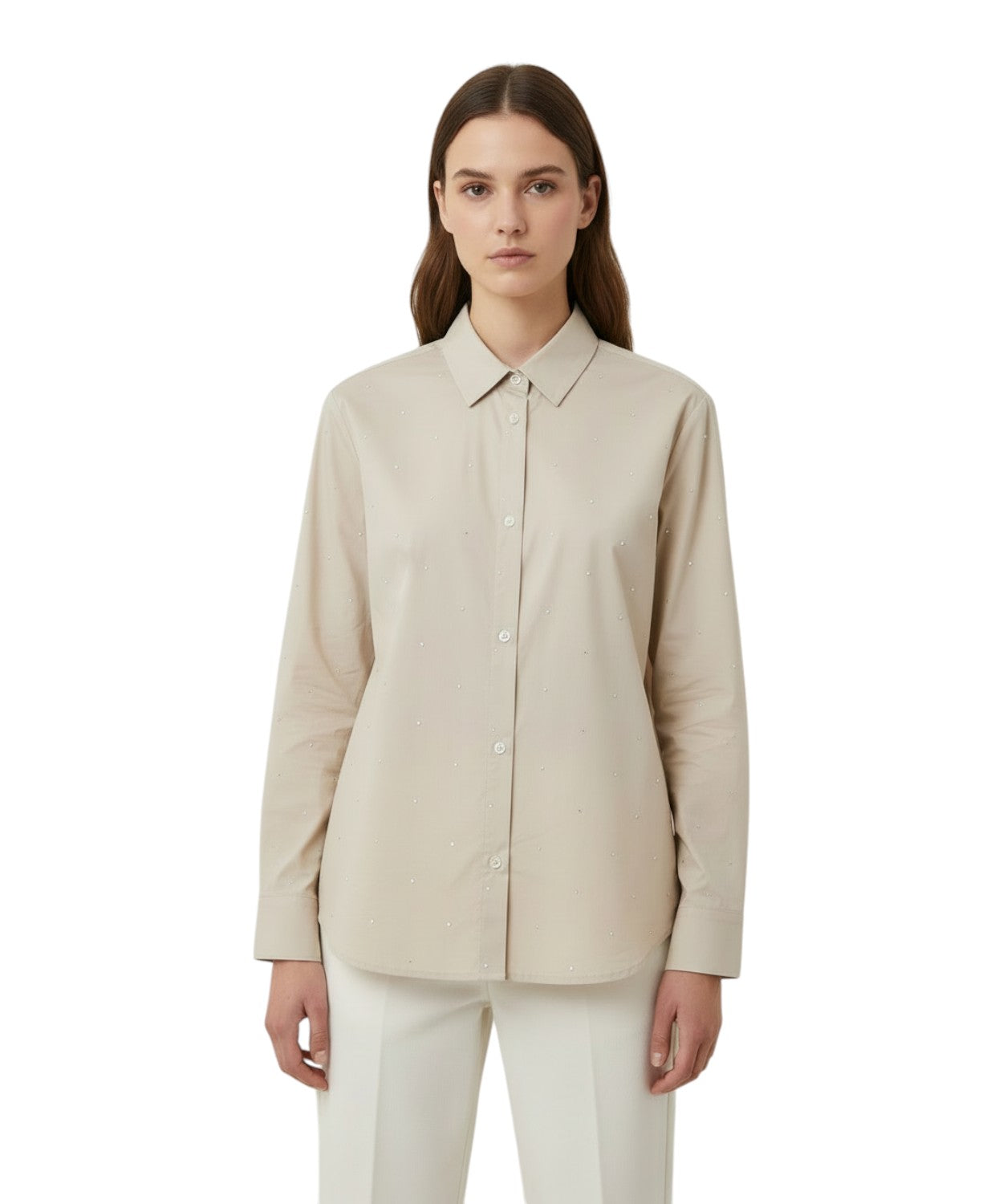 Camicia donna strass Meredith Mc2 Saint Barth