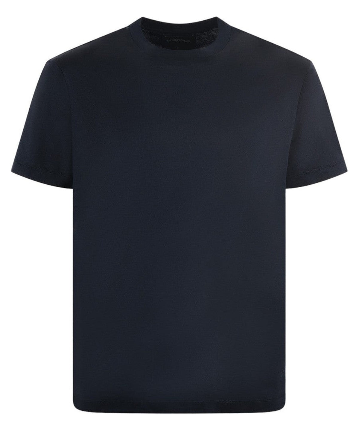 T-shirt in Lyocell e Cotone con Logo-Emporio Armani-T-shirt-Vittorio Citro Boutique
