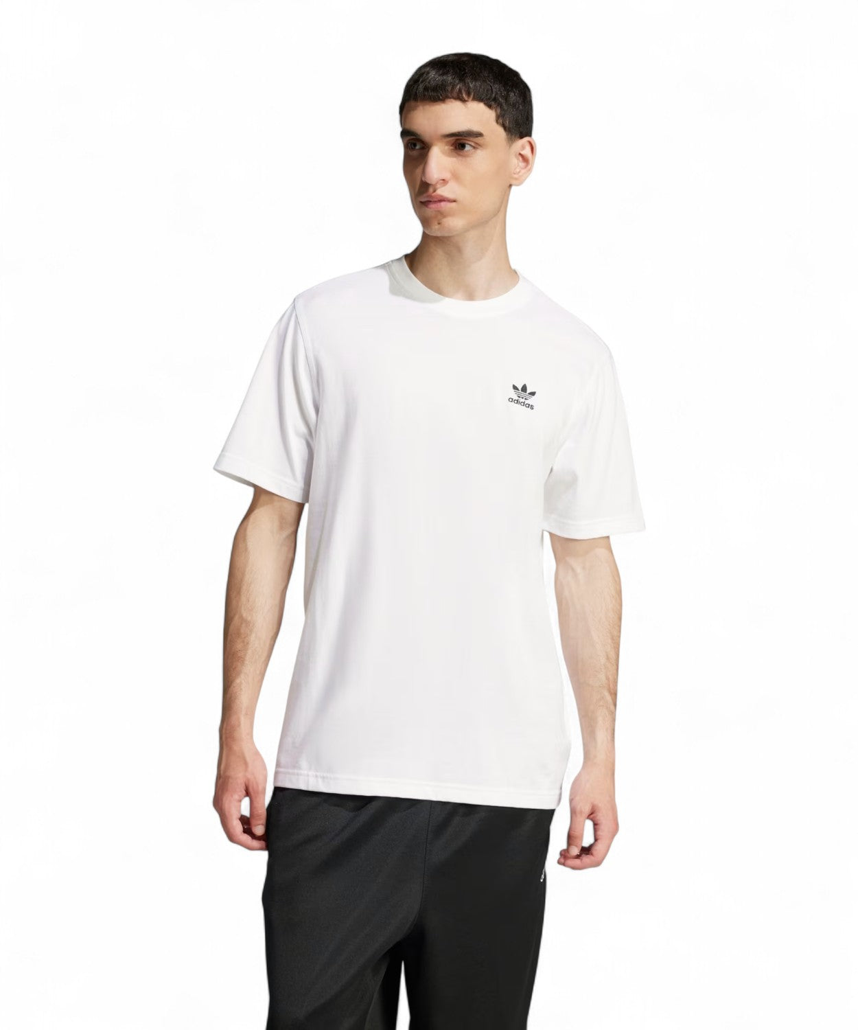 Adidas Trefoil Essentials T-shirt in Cotone-Adidas Originals-T-shirt-Vittorio Citro Boutique